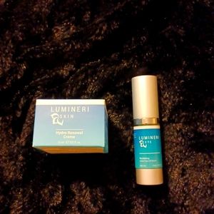 Lumineri revitalizing eye serum 0.5 FL oz and hydra renewal gel 0.5 FL oz